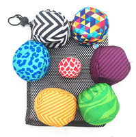 Ensemble de bowling en tissu polyester rembourré, Hacky Sack coloré, mini ballon de rugby pour jouets, lot de jouets souples pour enfants, 750G, unisexe