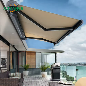 Tenda esterna residenziale esterno parasole baldacchino elettrico retrattile copertura Patio tetto <span class=keywords><strong>in</strong></span> alluminio - Product Image 3