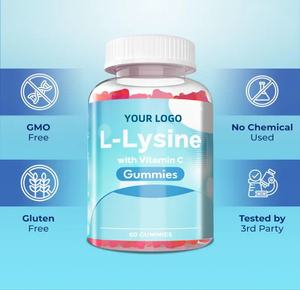 Penjualan paling laris suplemen asam <span class=keywords><strong>Amino</strong></span> kelas Premium bahan alami semua Vitamin C Vegan l-lisine Gummy atas suplemen kesehatan - Product Image 2