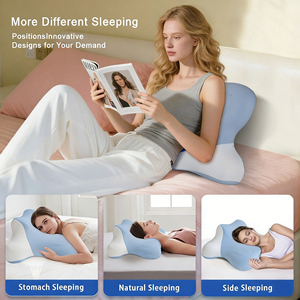 Cuscino Cervicale <span class=keywords><strong>Ortopedico</strong></span> Sagomato con Supporto Regolabile per il Collo, Comodo Posizionatore Ergonomico per il Corpo - Product Image 2