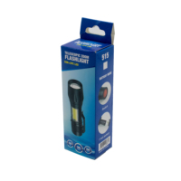 Lampe torche tactique mini LED COB rechargeable super puissante portable EDC promotionnelle, porte-clés, autodéfense