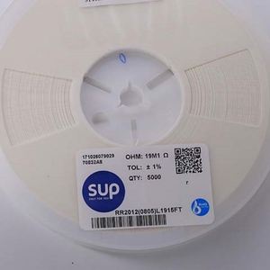 Whole Sale RR2012 0805L1915FT 0805 2012 Resistors Chip Resistors SMD Resistors 19.1Mohm 1% 1/8W Thick Film Resistor - Product Image 1