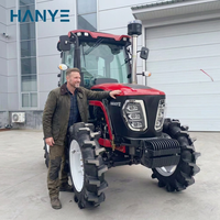 Tracteurs agricoles 50-80 CV, 4x4, moteur diesel industriel, mini-tracteurs 4x4 pour travaux agricoles, durables pour utilisation sur chantier