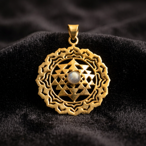 Nouveaux colliers en laiton de forme circulaire bohème à la mode avec pierres naturelles dorées pour femmes, cadeau de bijoux - Product Image 2