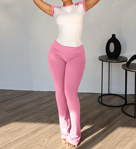 IStapromo Gifts 2026 New Arrivals Two Piece Outfits Set <b>Jacket</b> Shirt Leggings and Flare Pants Tracksuit Women Yoga Set - Product Image 6