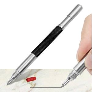 Punta <span class=keywords><strong>de</strong></span> aleación afilada Scriber azulejo <span class=keywords><strong>de</strong></span> vidrio <span class=keywords><strong>de</strong></span> doble cabeza rotulador <span class=keywords><strong>de</strong></span> cerámica diamante tallado en madera herramientas <span class=keywords><strong>de</strong></span> marcado <span class=keywords><strong>de</strong></span> construcción - Product Image 1