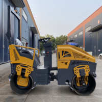 Petite Compacteuse à Rouleaux - Rouleau Compacteur Premium pour Chantiers de Construction et Aménagement Paysager