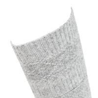 Chaussettes hautes personnalisables pour femmes, respirantes, en polyester/coton/spandex, style décontracté confortable, couleur unie, toutes saisons