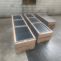 Profil de joint de transition ignifuge anodisé pour revêtement de sol stratifié avec insert en caoutchouc EPDM pour revendeur de carrelage/sol