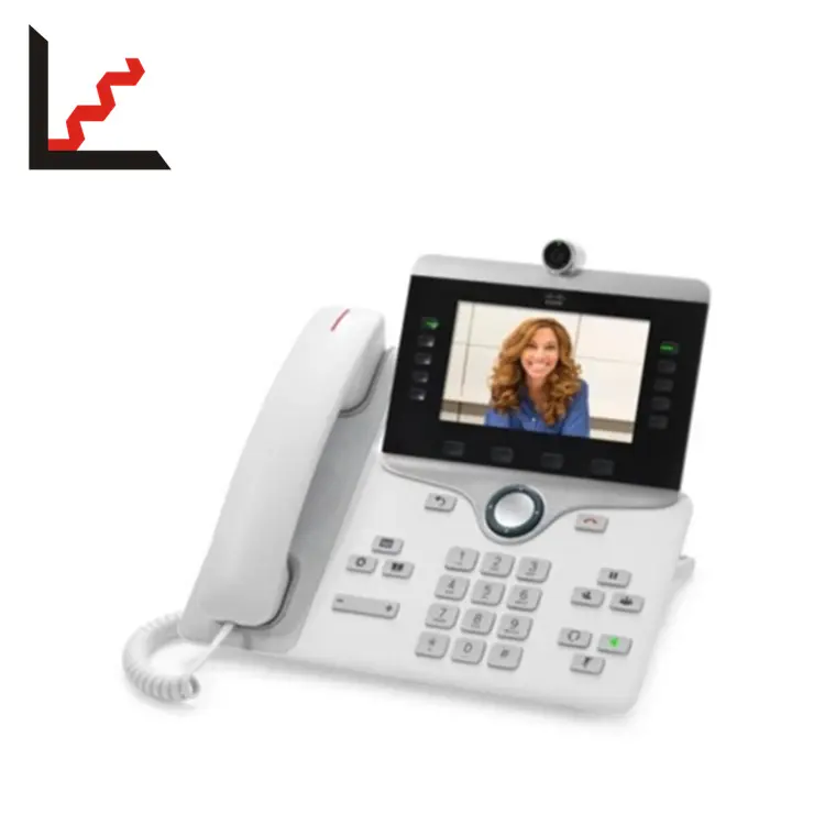 CP-8845-W-K9 8845 birleşik IP VOIP telefon-beyaz cep telefonu ve standı