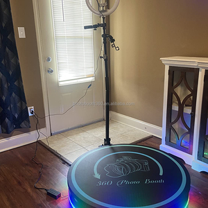 MWE 80 100 115cm <strong>360</strong> Photo <strong>Booth</strong> High Brightness Spinning <strong>Camera</strong> <strong>360</strong> Degree Photo <strong>Booth</strong> for Wedding Party Events Free App - Product Image 2