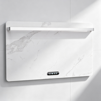 Sèche-serviettes électrique mural intelligent en ardoise personnalisé, résistant à l'eau IPX4, pour salle de bain et hôtel, vente en gros