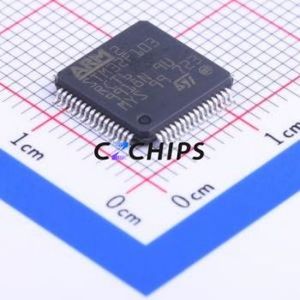 Microcontrôleur à puce à circuit intégré (MCU/MPU/SoC) LQFP-64 STM32F103RCT6 (10x10) original et neuf - Product Image 1