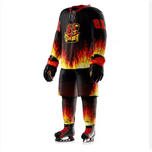 ชุดกีฬาฮอกกี้ออกแบบชุดเสื้อแจ็กเก็ตฮอกกี้ของผู้ชาย - Product Image 4