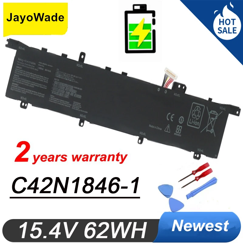 15.4V 62WH Laptop Battery for Asus Zenbook Pro Duo UX581GV