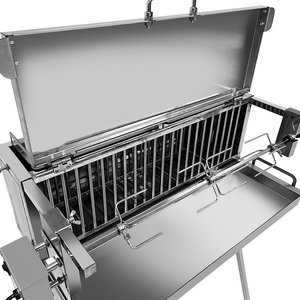 Lò nướng chuyên nghiệp bằng thép không gỉ, trực tiếp từ nhà máy, dùng than, nướng gà, asador de pollo al carbon - Product Image 4