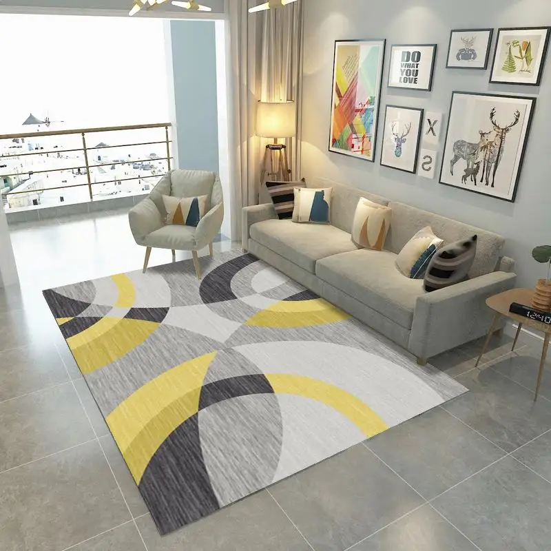 Роскошные пушистые дизайнерские ковры и коврики для гостиной большого размера дома