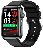 Reloj Inteligente con Monitor de Ritmo Cardíaco, SpO2 y Sueño, con Llamadas, Pantalla LCD, IP68, 5-7 Días de Autonomía, para Adultos Mayores, Regalo de Cumpleaños