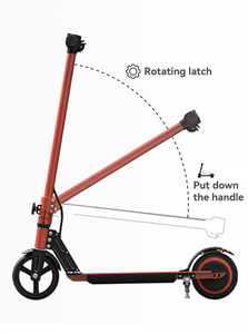Monopattino Elettrico Pieghevole in Lega di Alluminio per Bambini 6-12 Anni, Motore 130W, Sensore, Mini Ammortizzatore - Product Image 5