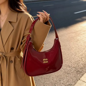 Nouveau sac vintage en forme de croissant pour femme, texture premium, élégant et polyvalent, sac à bandoulière, sac à main tendance en forme de dumpling - Product Image 4