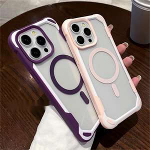 เคสใสกันกระแทกแบบแม่เหล็กสองสีสำหรับ iPhone 17 และ Apple 16 Pro Max - Product Image 1