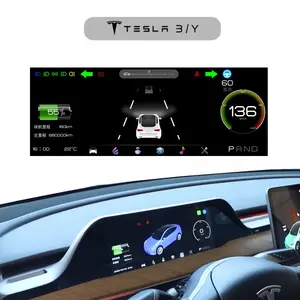 Specifications Good Price Car Dashboard Tablet Tesla Model 3 Y LCD Screen One-piece instrument Dashboard Digital Dashboard