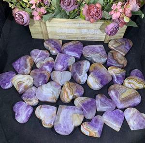 Venta al por mayor de alta calidad Gua Sha piedra masajeador privado Laber amatista cuarzo Guasha cara piedra Gua Sha <span class=keywords><strong>Jade</strong></span> para la salud Facial - Product Image 2