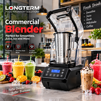 Mixeur Commercial 2800W 2L Robuste pour Smoothies, Granités et Boissons Glacées, Machine à Mélanger en Acier Inoxydable pour Café, Restaurant, Bar à Jus