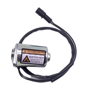 วาล์วโซลินอยด์ล็อคป้องกันการหมุนของรถขุด Senwitt 24V DC สำหรับน้ำมัน E200 312 307 320V1 V2 - Product Image 1