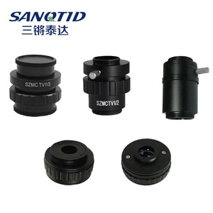 0.4X 0.5X 1X C Montagem Lente Interface SZMCTV 1/2 1/3 1X Adaptador <span class=keywords><strong>Trinocular</strong></span> Microscópio Estéreo CTV Lente - Product Image 1