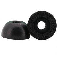 Embouts d'oreille en mousse à mémoire de forme de remplacement pour B&O Beoplay EX, isolation phonique à récupération lente, couvre-écouteurs sans fil intra-auriculaires, noir et gris