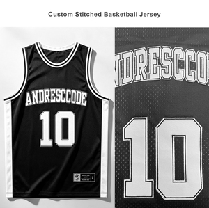 Camiseta de Baloncesto Personalizada de Calidad Profesional con Bordado Denso - Malla Transpirable con Números y Logotipos Cosidos con Hilo Grueso de Primera Calidad para Juego Universitario - Product Image 6