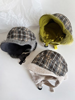 Chapeau de pilote double face, protection des oreilles, chapeau Lei Feng, chapeau d'hiver chaud et résistant au froid pour femmes, tendance