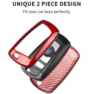 Funda de Fibra de Carbono para Llaves de BMW, Protector de Carcasa para Llaves de BMW Serie 1 <span class=keywords><strong>2</strong></span> <span class=keywords><strong>3</strong></span> 3GT 4 5 5GT 6 7 X3 X4 M2 M3 M4 M5 M6, Accesorios para Automóviles - Product Image 4