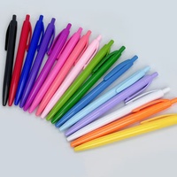 Bolígrafo de Clic de 16 Colores en Oferta, Bolígrafos de Plástico para Firmas Comerciales a Precio Económico, Bolígrafos Decorativos