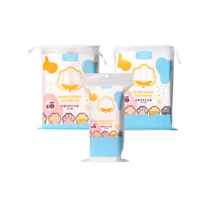 Discos de algodón LMLTOP con diseño de pata de gato, 222 unidades, 100 unidades, 50 unidades, discos desmaquillantes de doble efecto para el cuidado diario de la piel. - Product Image 4