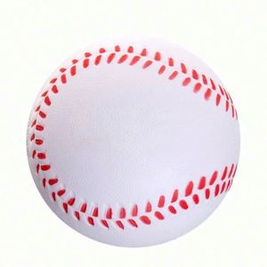 Ballon anti-stress en PU avec logo personnalisé, nouveauté, jouet en mousse de baseball et de football pour l'éducation, l'automobile, les assurances, les entreprises et les fêtes - Product Image 4