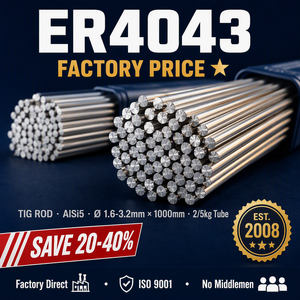 Aluminium-Schweißstab ER4043 3,2mm 2,4mm 2,0mm 1,6mm 7kg AWS 4043 Aluminium-TIG-Schweißdraht Aluminium-TIG-Stab Varilla Er4043 - Product Image 1