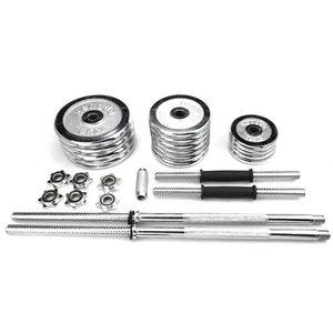 Bộ tạ đòn 50KG, bộ tạ tay có thể điều chỉnh, dụng cụ tập gym, tạ tự do, bộ tạ tập thể dục kèm hộp đựng - Product Image 4