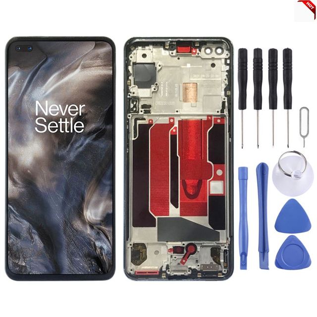 Original Lcd Spare Parts LCD Display Pantalla LCD Touch Screen Digitizer Full Assembly for OnePlus Nord N100 N10 5G BE20299