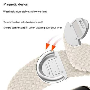 <span class=keywords><strong>Correa</strong></span> de Nailon Elástica de Una Sola Banda con Hebilla Magnética Circular BEEFLYPOWER para Apple Watch S11 10 9 SE Ultra Band 49mm 46mm - Product Image 3