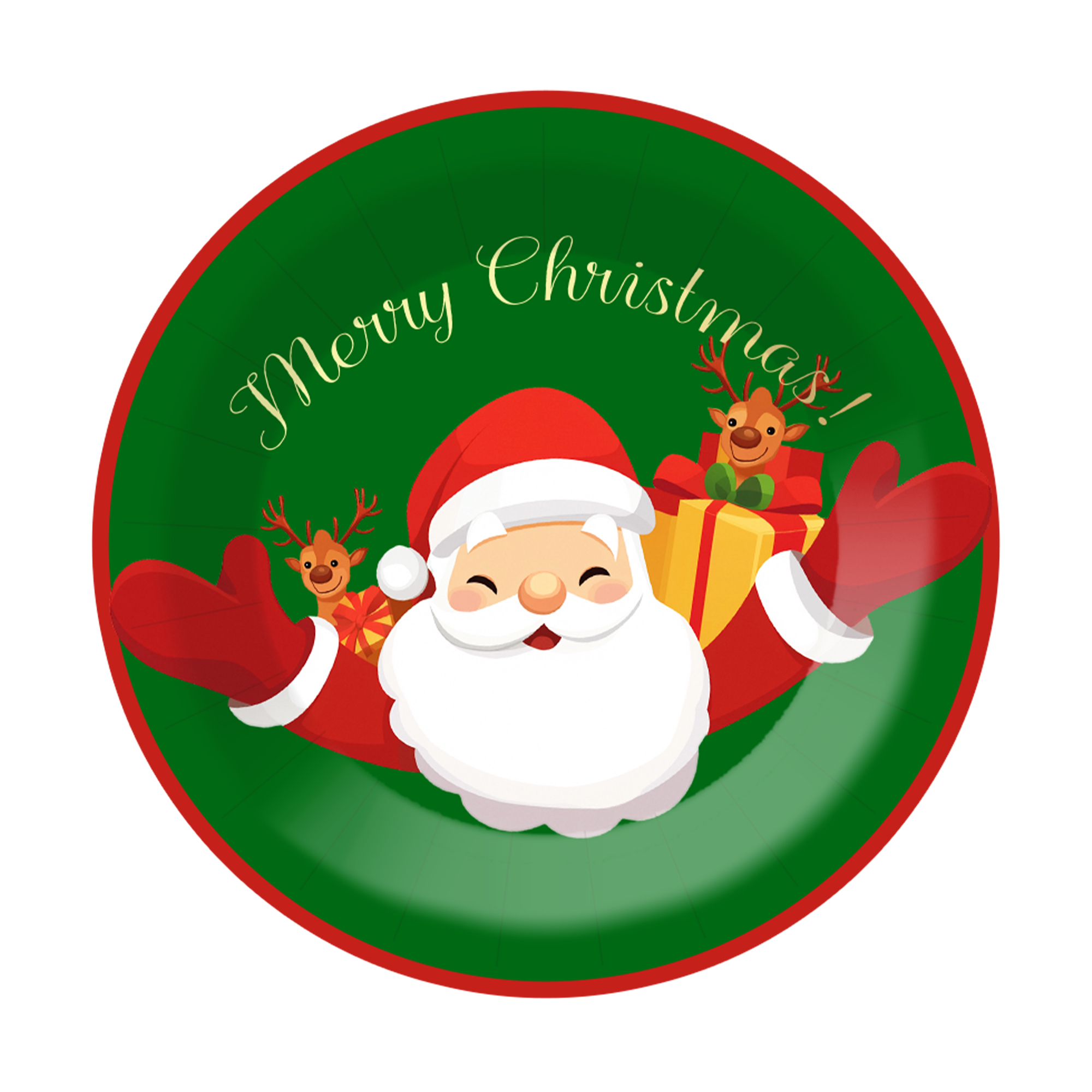 Plato de papel de 9 pulgadas * 8 piezas