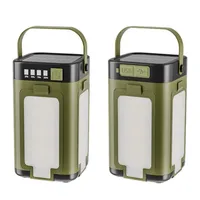 Lanterne solaire de camping multifonctionnelle pour l'extérieur avec LED, étanche, rechargeable, lumière réglable haute intensité