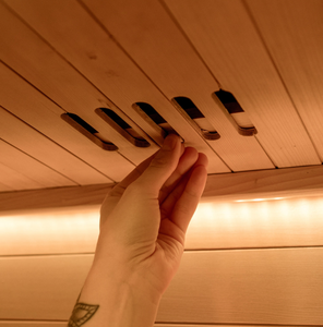 <span class=keywords><strong>Sauna</strong></span> infrarouge portable miniature pour 1 personne en <span class=keywords><strong>bois</strong></span> de pruche noir peint pour intérieur - Product Image 5