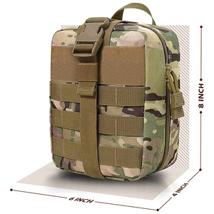 Trousse de premiers secours tactique Medresq, pochette Molle, <span class=keywords><strong>sac</strong></span> médical EMT Rip-Away IFAK, <span class=keywords><strong>sac</strong></span> à <span class=keywords><strong>dos</strong></span> tactique camouflage, certifié CE - Product Image 5