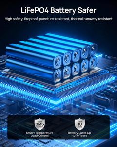 <span class=keywords><strong>Estación</strong></span> <span class=keywords><strong>de</strong></span> Energía Portátil <span class=keywords><strong>de</strong></span> 600W con Batería LiFeP04 <span class=keywords><strong>de</strong></span> 300Wh, con Tomas <span class=keywords><strong>de</strong></span> Corriente Alterna, Banco <span class=keywords><strong>de</strong></span> Energía para Acampar al Aire Libre, Viajar, Hogar y Emergencias - Product Image 2