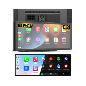 Pantalla Apple Carplay de 11,26 pulgadas para <span class=keywords><strong>coche</strong></span>, juego inalámbrico para <span class=keywords><strong>coche</strong></span> y receptores de Audio para <span class=keywords><strong>coche</strong></span> Android, compatible con cámara de respaldo, navegación GPS - Product Image 1