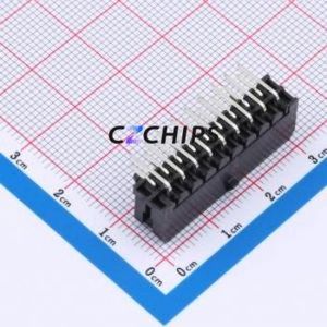 W300220KC-18PB2123 Wire-to-Board Pin Header Bent Lead Through Hole,P=3mm Connector 2x9P 3mm Right Angle Insert Micro-Fit MX 3.0 - Product Image 2