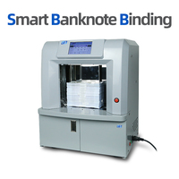 Machine à banderole les billets de banque automatique JB-2000 avec écran LCD, machine professionnelle de cerclage de devises, vitesse rapide de 1,5 s par liasse