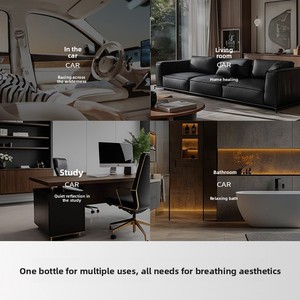 Aromatizante para Auto en Vidrio <span class=keywords><strong>con</strong></span> Diseño de Estrella y <span class=keywords><strong>Luna</strong></span>, Perfume de Alta Gama para el Interior <span class=keywords><strong>del</strong></span> Vehículo - Product Image 2